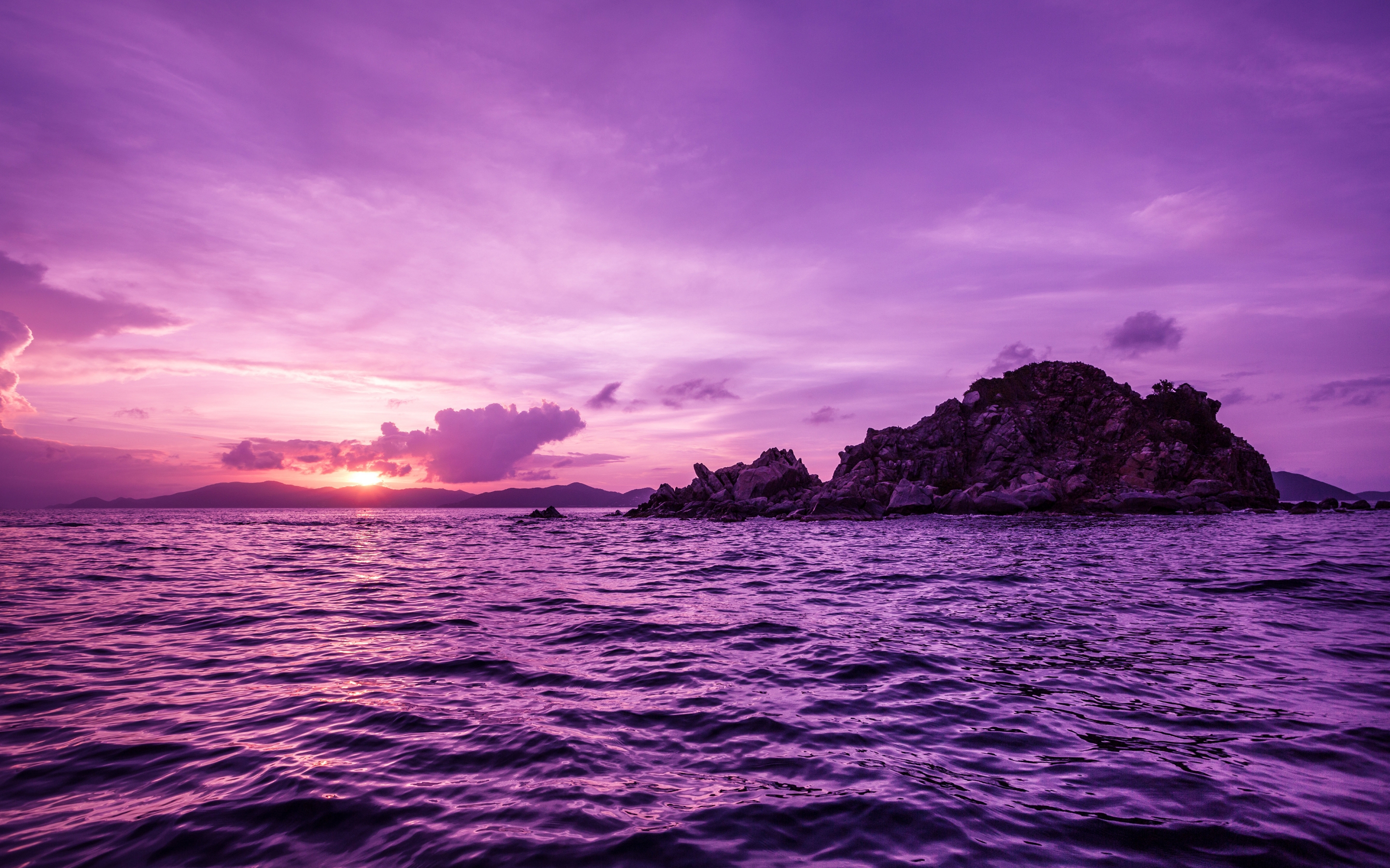 Pelican Island Sunset for 2880 x 1800 Retina Display resolution