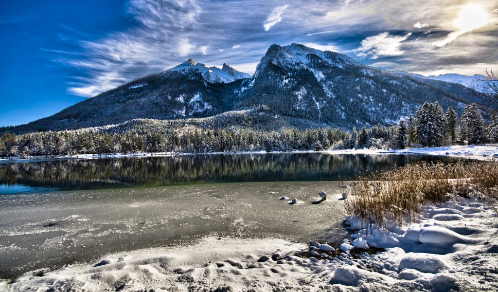 Perfect Winter Landscape for 1024 x 600 widescreen resolution