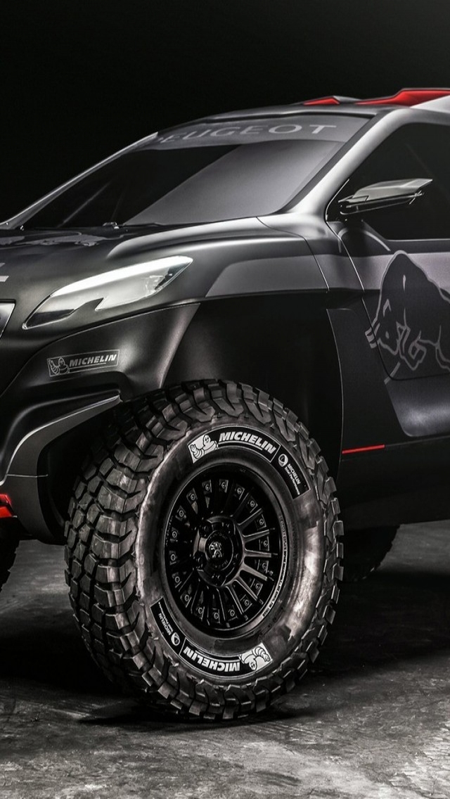 Peugeot DKR 2008 for 640 x 1136 iPhone 5 resolution