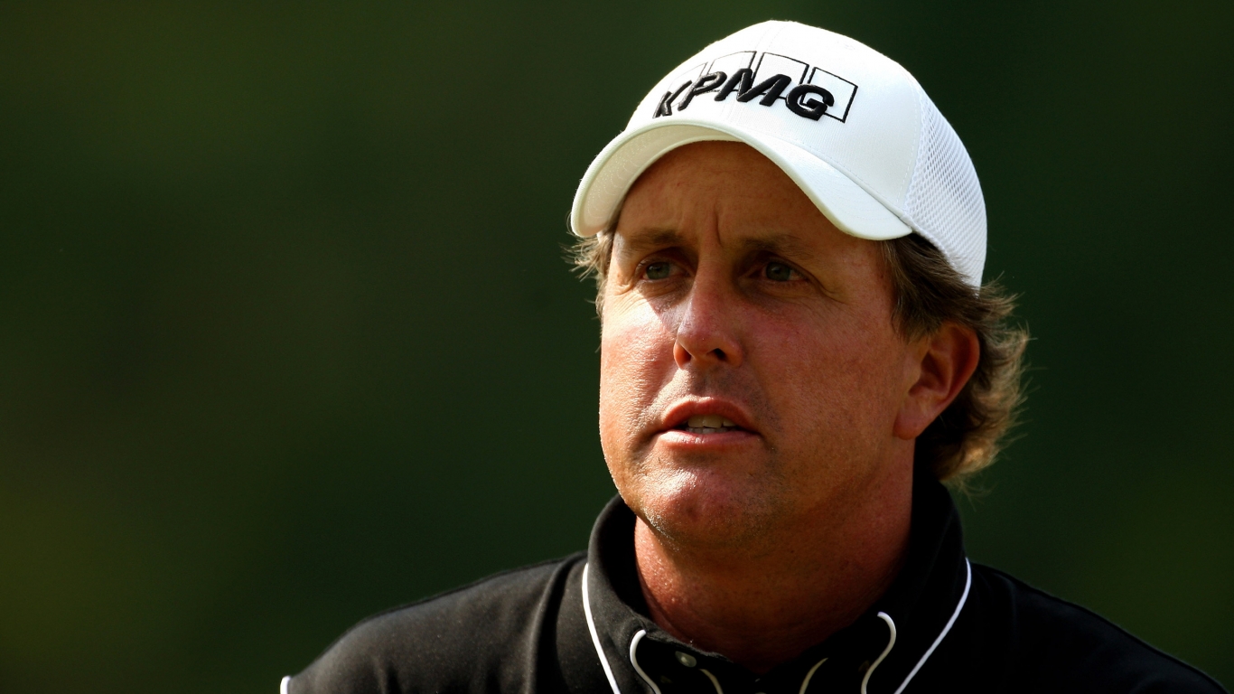 Philip Mickelson for 1366 x 768 HDTV resolution