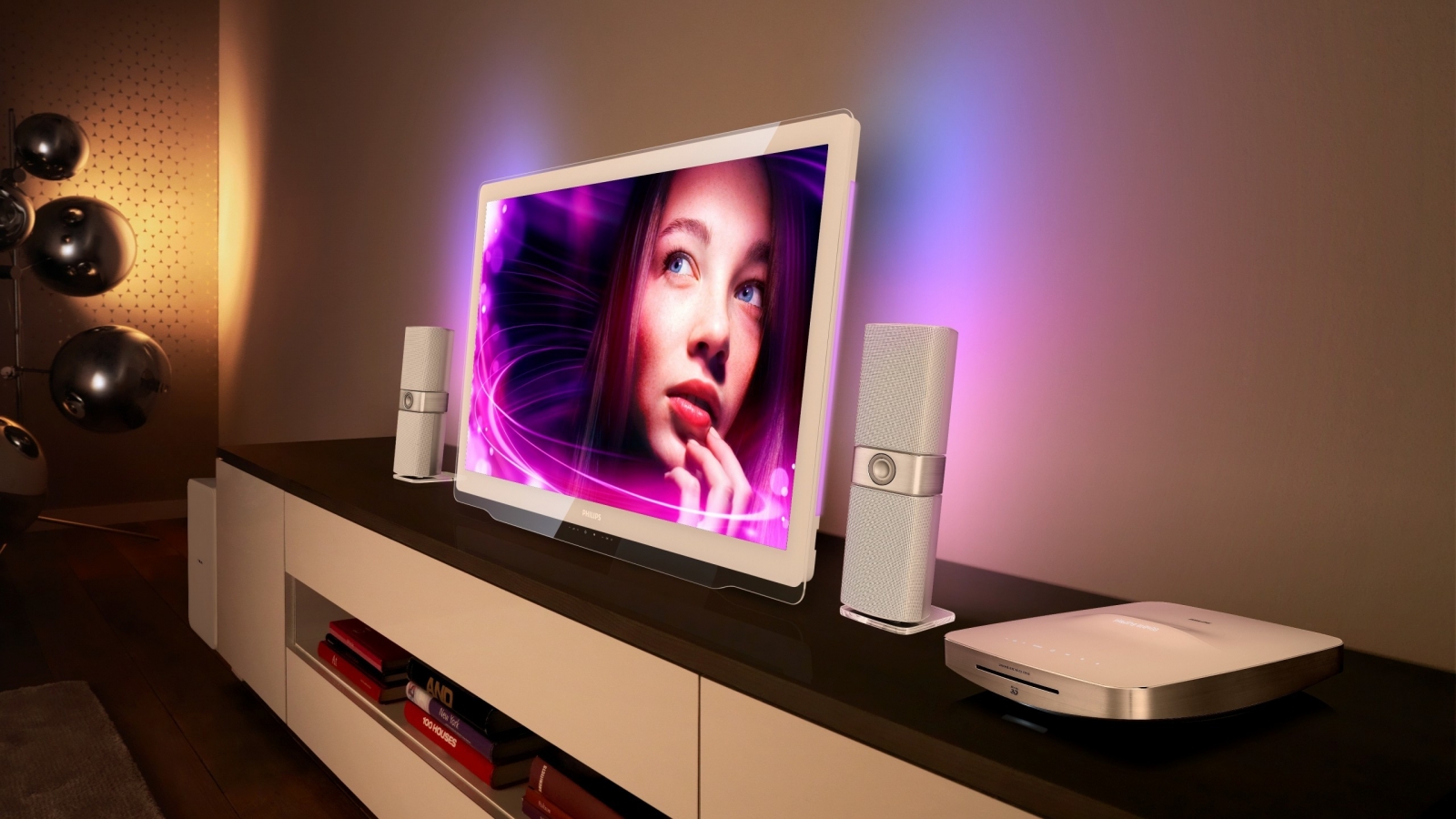 Philips DesignLine TV for 1600 x 900 HDTV resolution