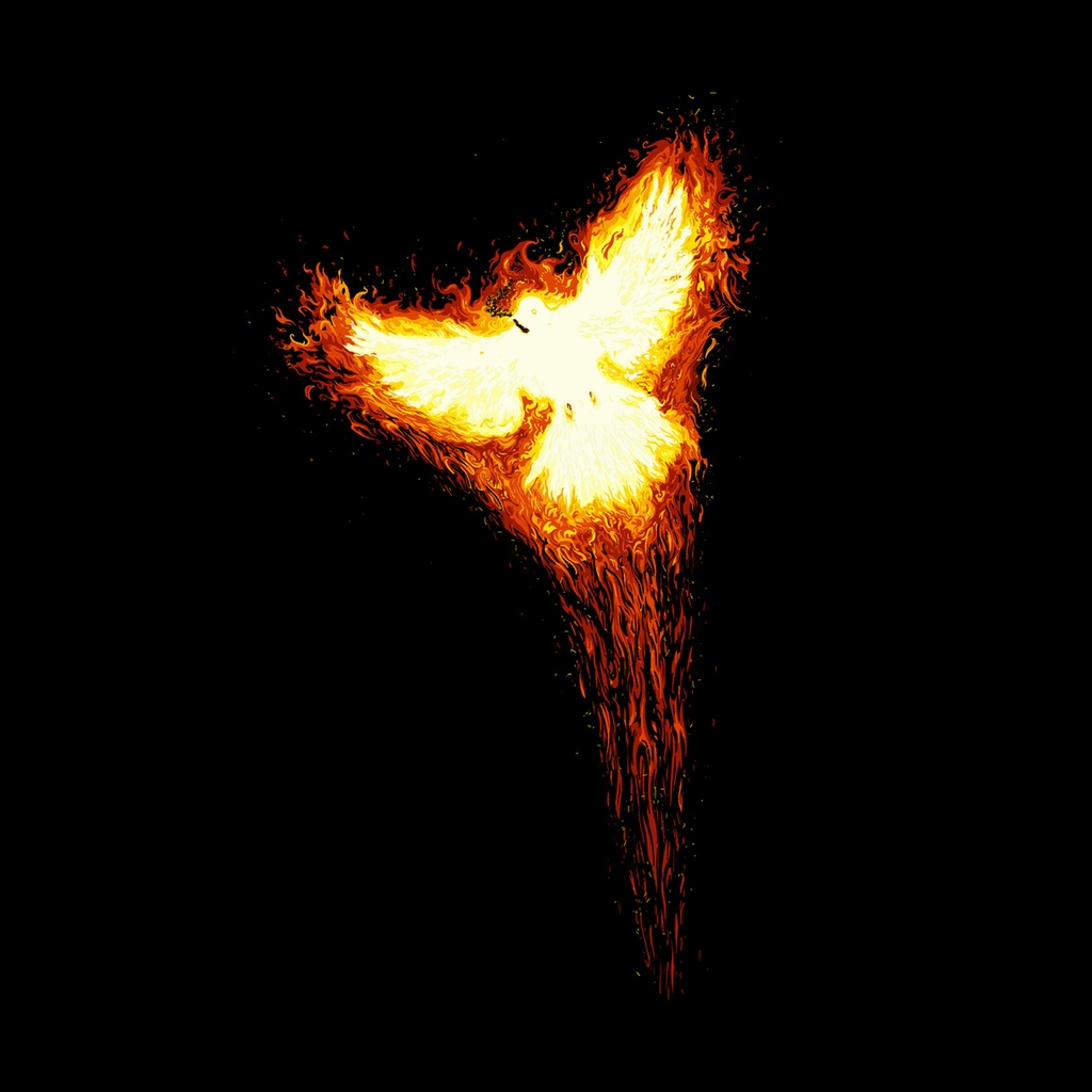 Phoenix Bird for 1024 x 1024 iPad resolution