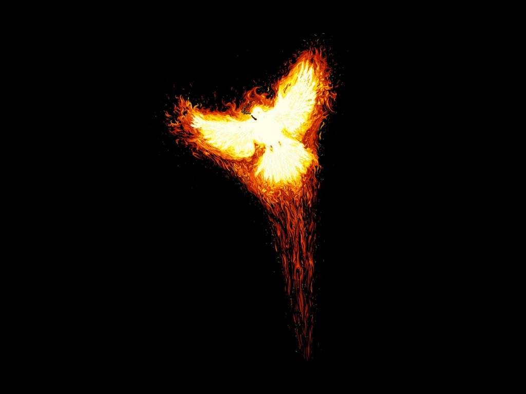 Phoenix Bird for 1024 x 768 resolution