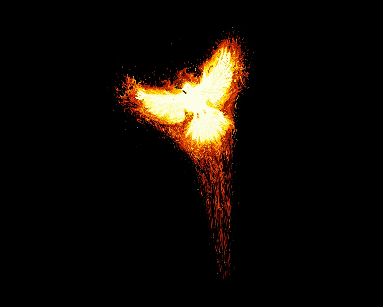 Phoenix Bird for 1280 x 1024 resolution