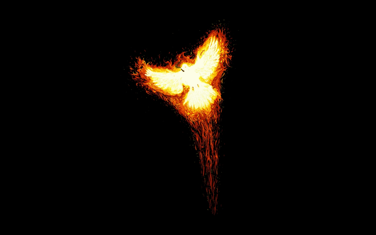 Phoenix Bird for 1280 x 800 widescreen resolution