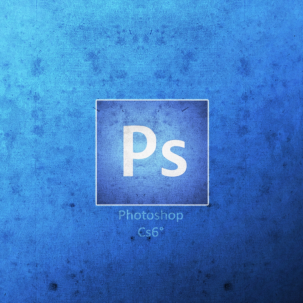 Photoshop CS6 Logo for 1024 x 1024 iPad resolution