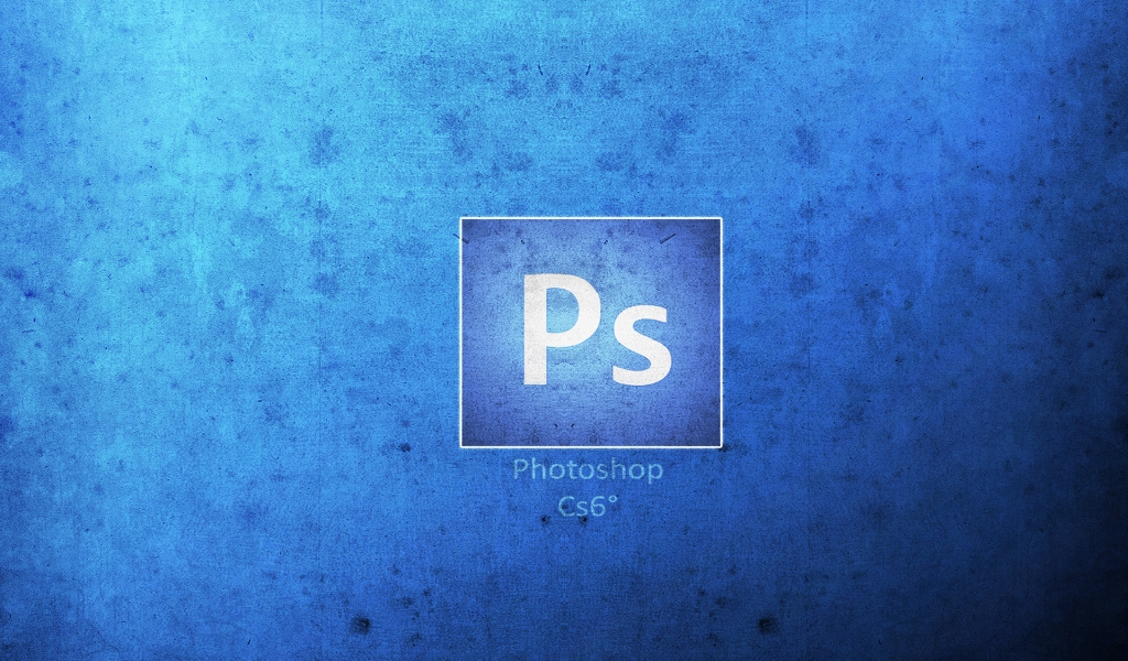 Photoshop CS6 Logo for 1024 x 600 widescreen resolution