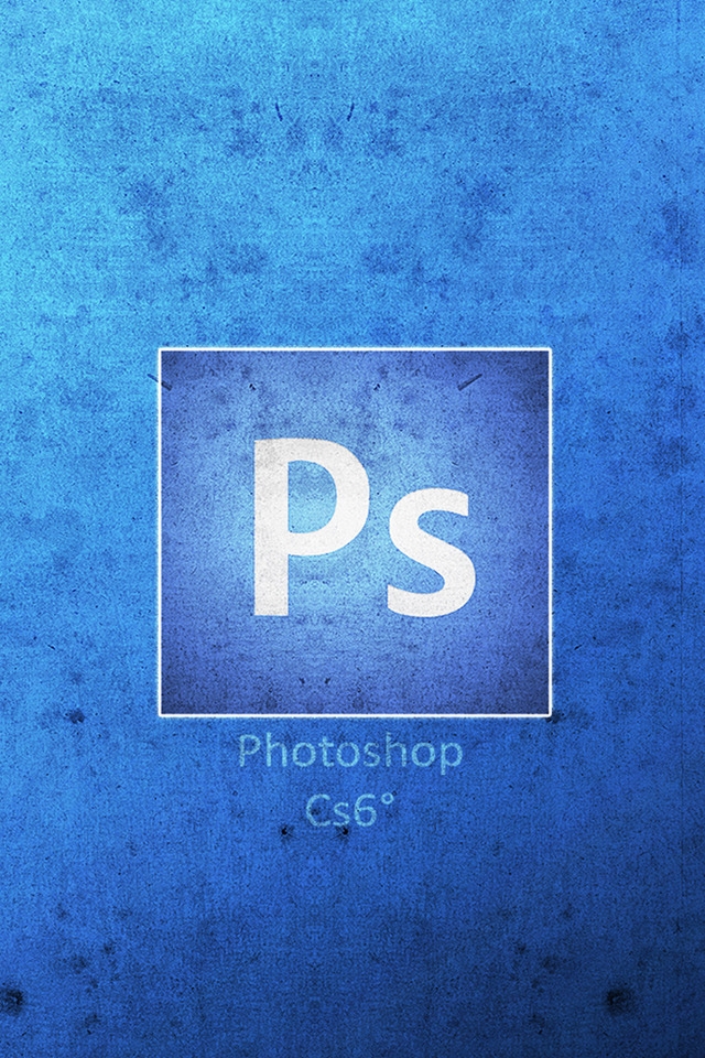 Download Photoshop CS6 Logo 640 x 960 iPhone 4 Wallpaper