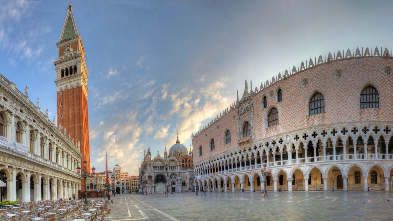 Piazza San Marco in Venice for 1280 x 720 HDTV 720p resolution