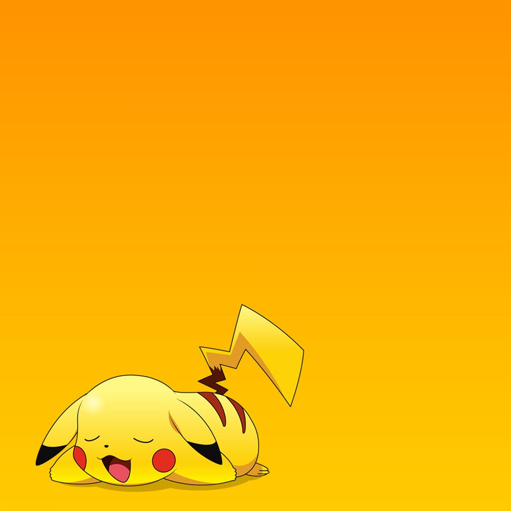 Pikachu for 1024 x 1024 iPad resolution