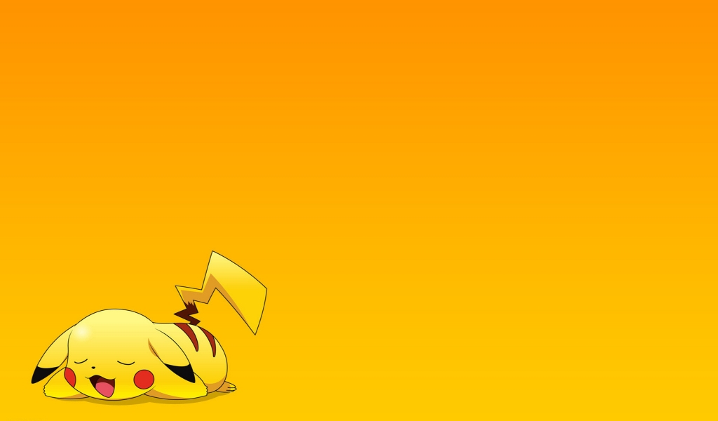Pikachu for 1024 x 600 widescreen resolution