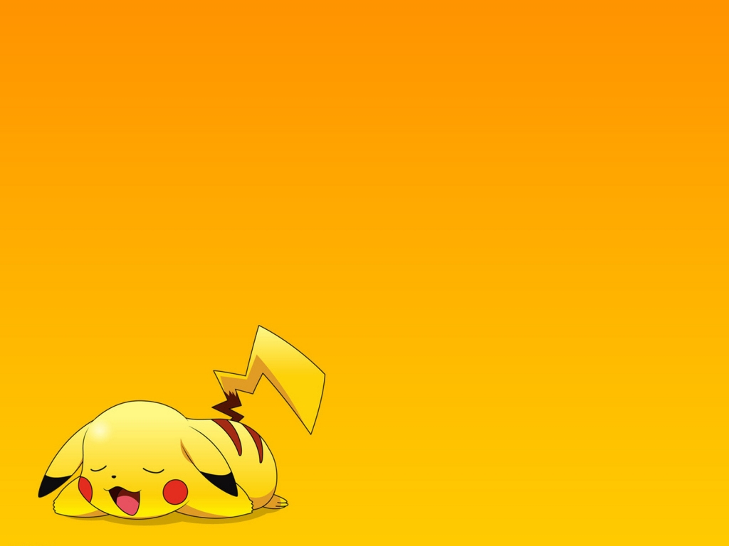 Pikachu for 1024 x 768 resolution