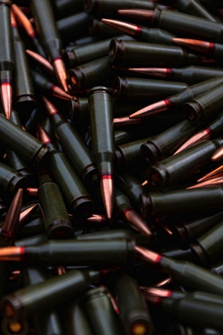 Pile of Bullets for 320 x 480 iPhone resolution