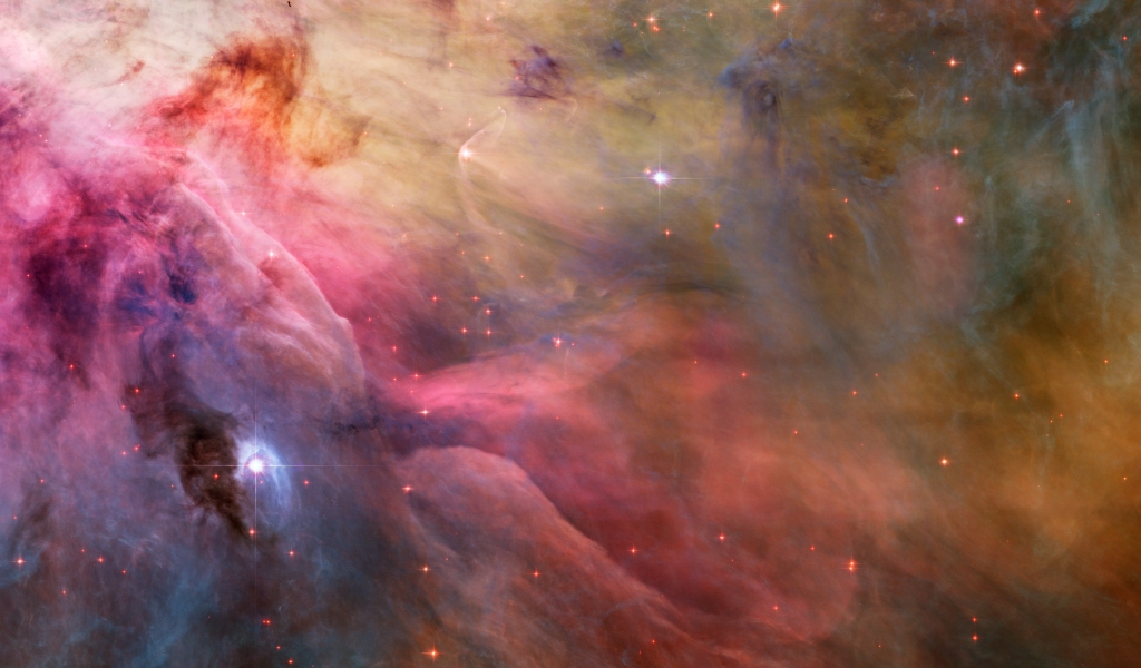 Pink Nebula for 1024 x 600 widescreen resolution