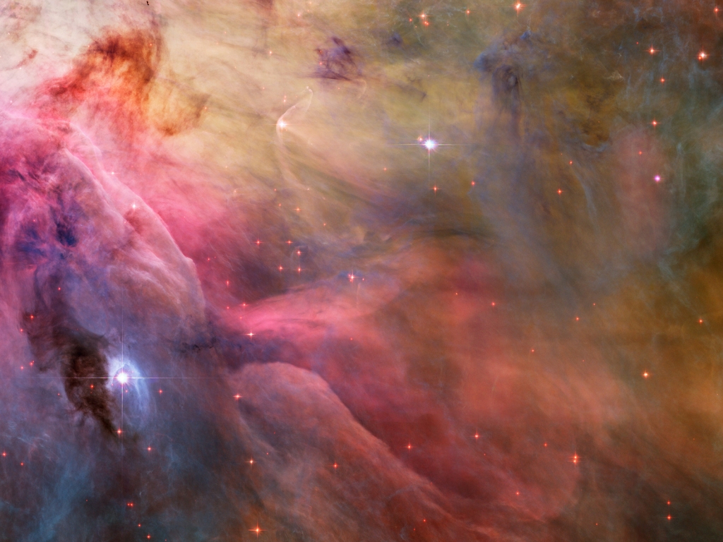 Pink Nebula for 1024 x 768 resolution