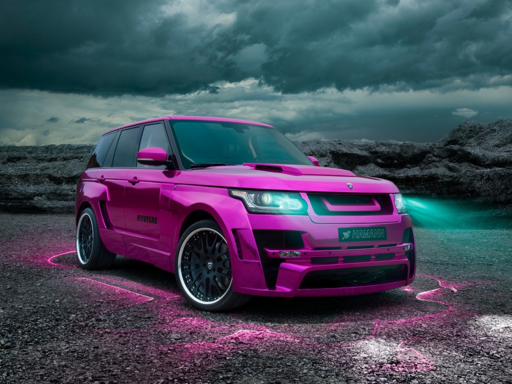 Pink Range Rover Vogue 2013 for 1024 x 768 resolution