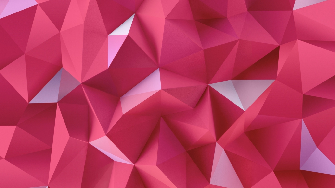 Pink Triangles for 1366 x 768 HDTV resolution