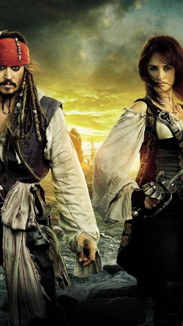 Pirates of the Caribbean Characters for 640 x 1136 iPhone 5 resolution