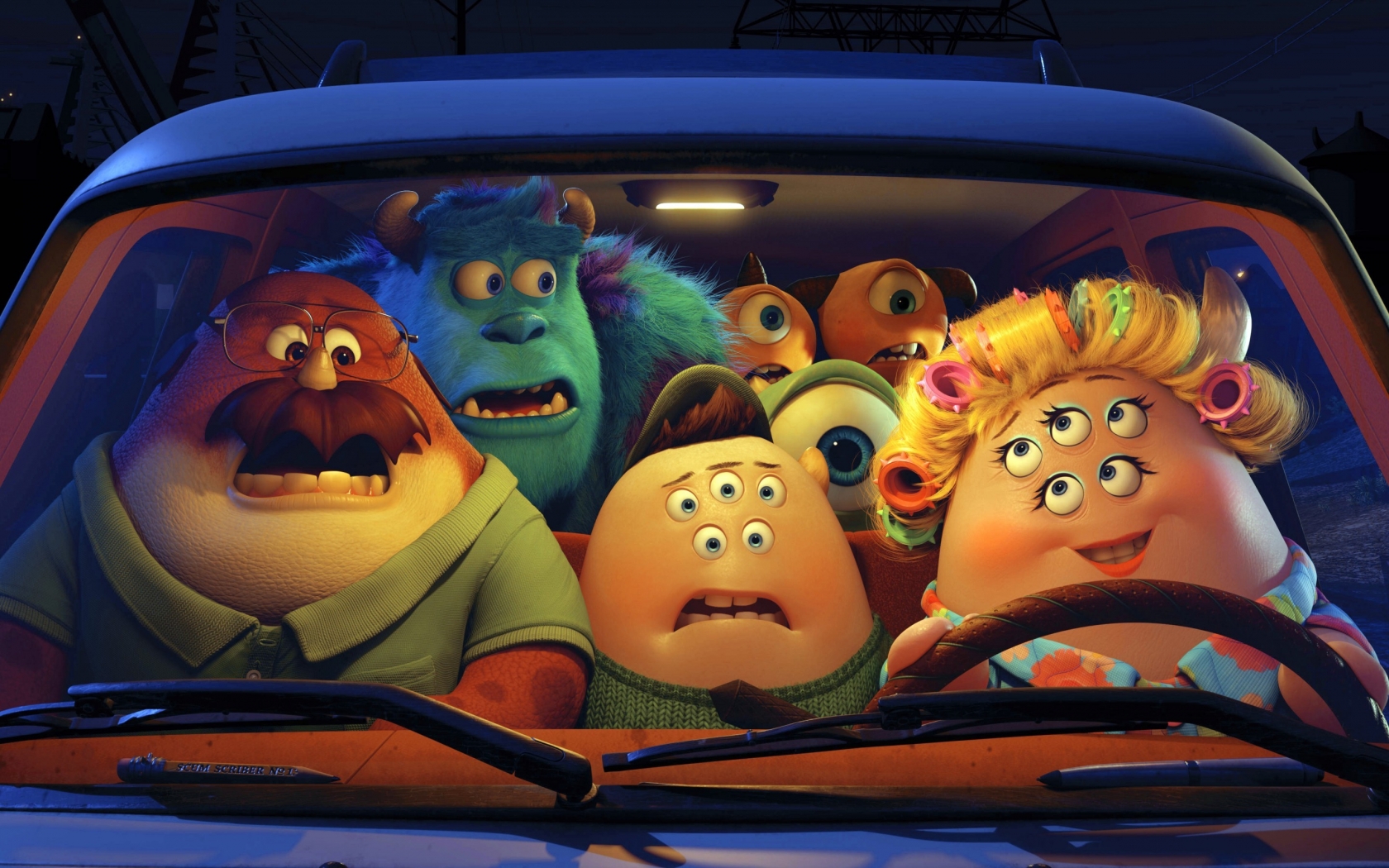 Pixar Monsters University Film for 1680 x 1050 widescreen resolution