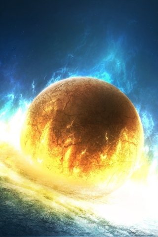 Planet Crash for 320 x 480 iPhone resolution