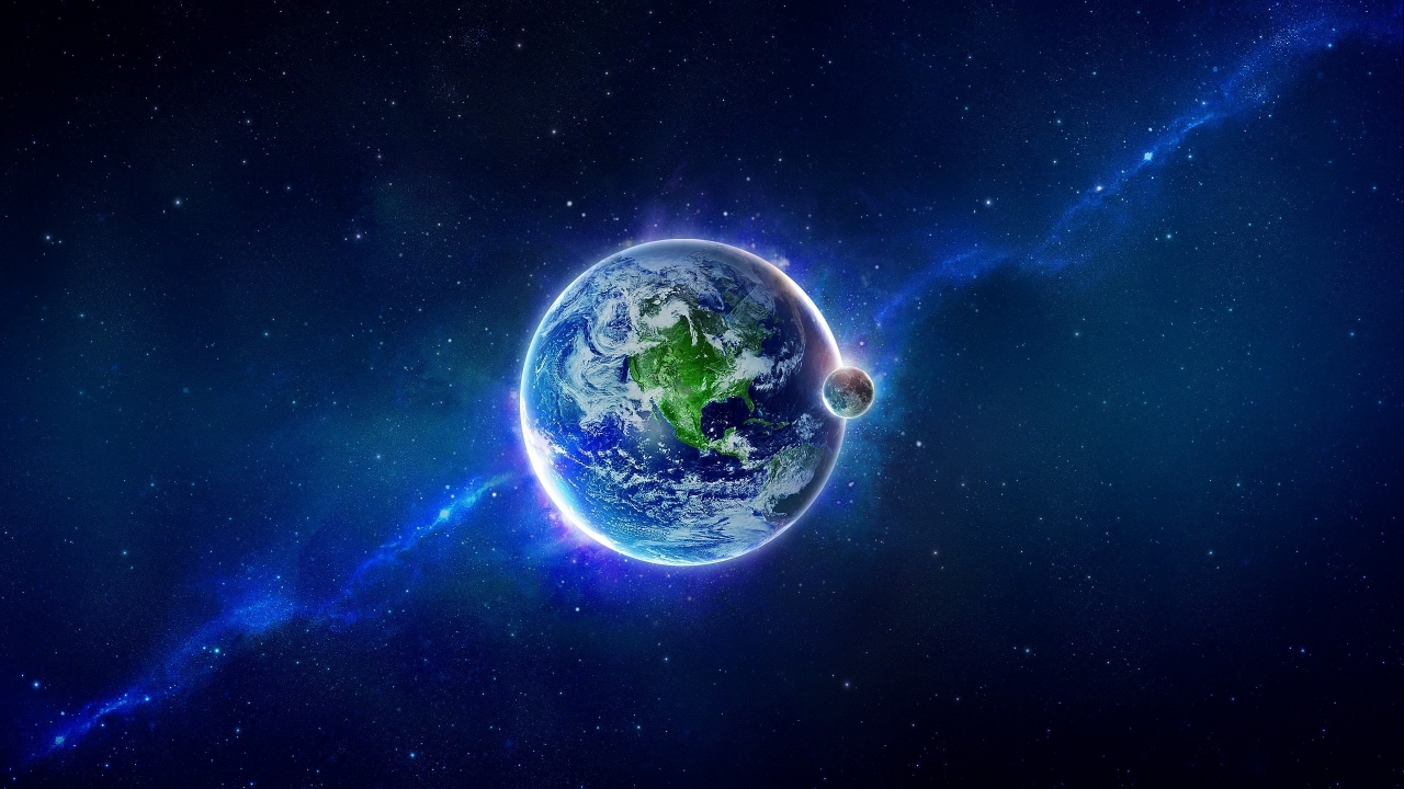 Planet Earth for 1280 x 720 HDTV 720p resolution