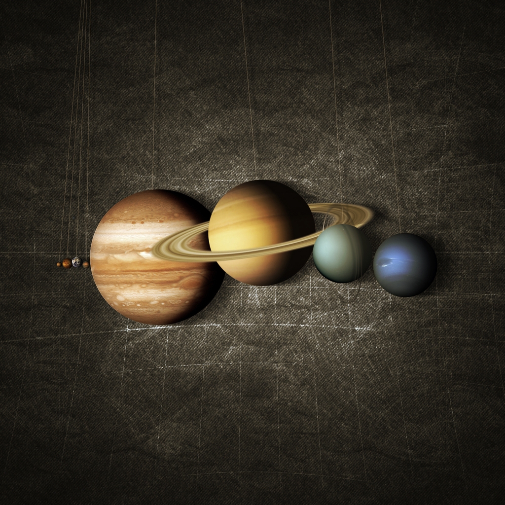 Planets Aligned for 1024 x 1024 iPad resolution