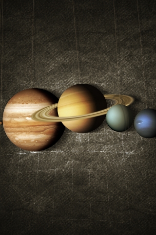 Planets Aligned for 320 x 480 iPhone resolution