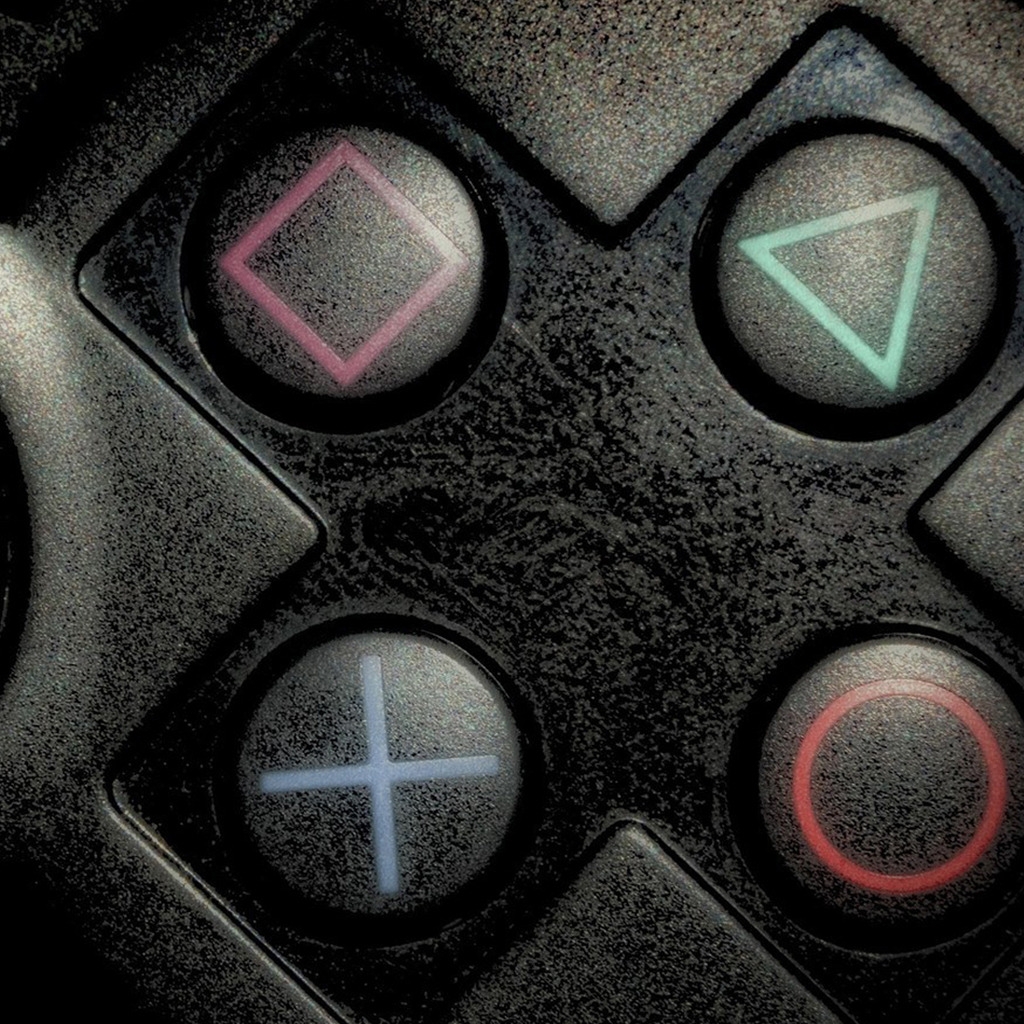 Playstation Buttons for 1024 x 1024 iPad resolution