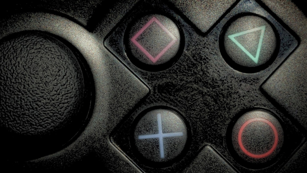 Playstation Buttons for 1280 x 720 HDTV 720p resolution