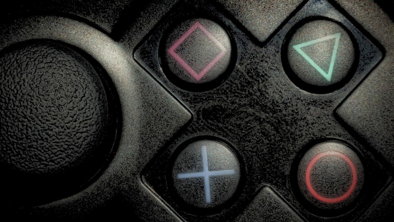 Playstation Buttons for 1366 x 768 HDTV resolution
