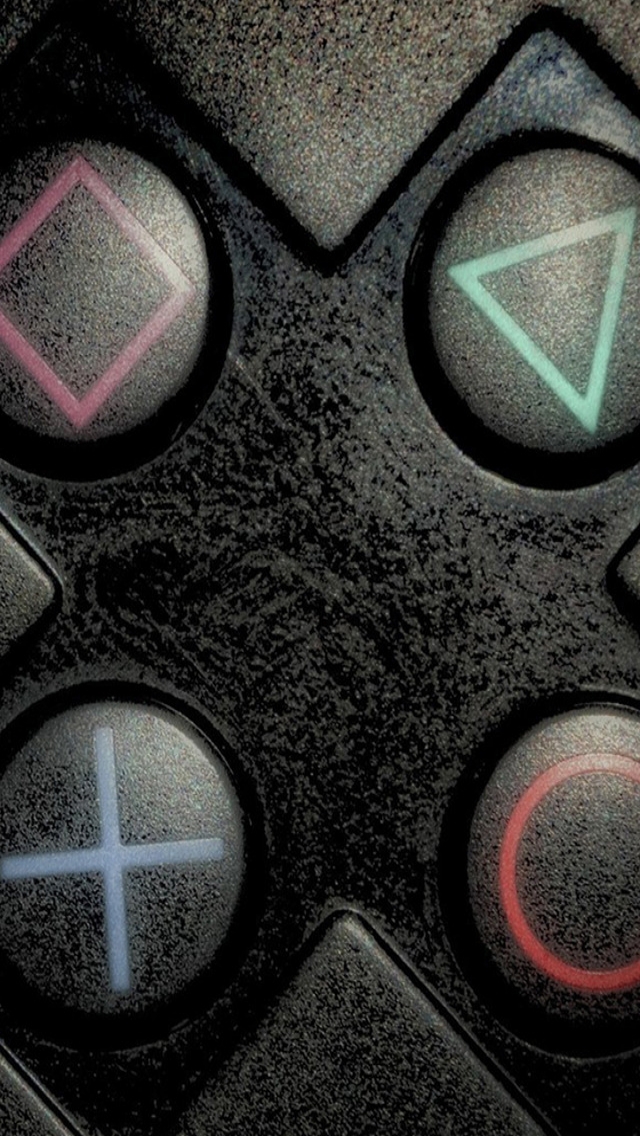 Playstation Buttons for 640 x 1136 iPhone 5 resolution