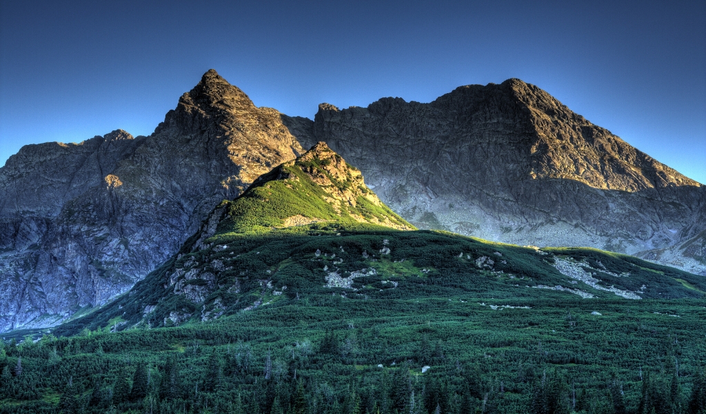 Polish Tatra Mountains for 1024 x 600 widescreen resolution