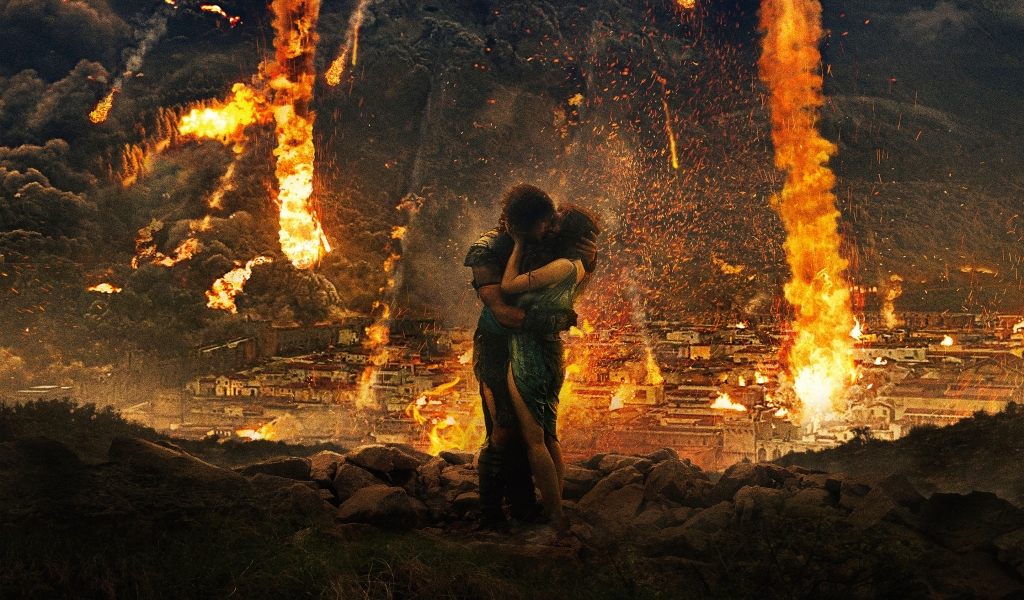 Pompeii Movie 2014 for 1024 x 600 widescreen resolution