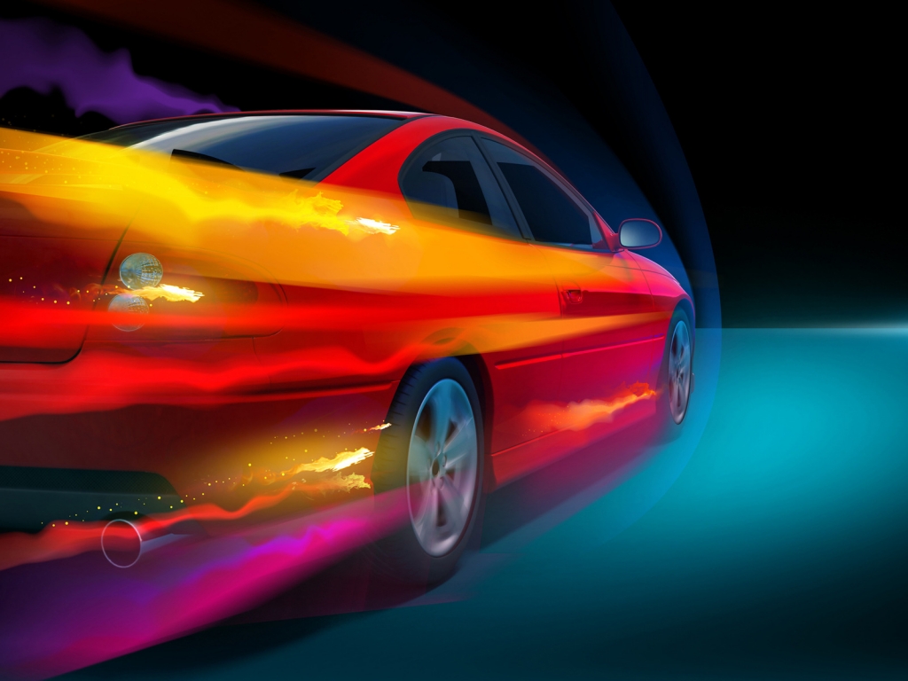 Pontiac Fabulous Art for 1024 x 768 resolution