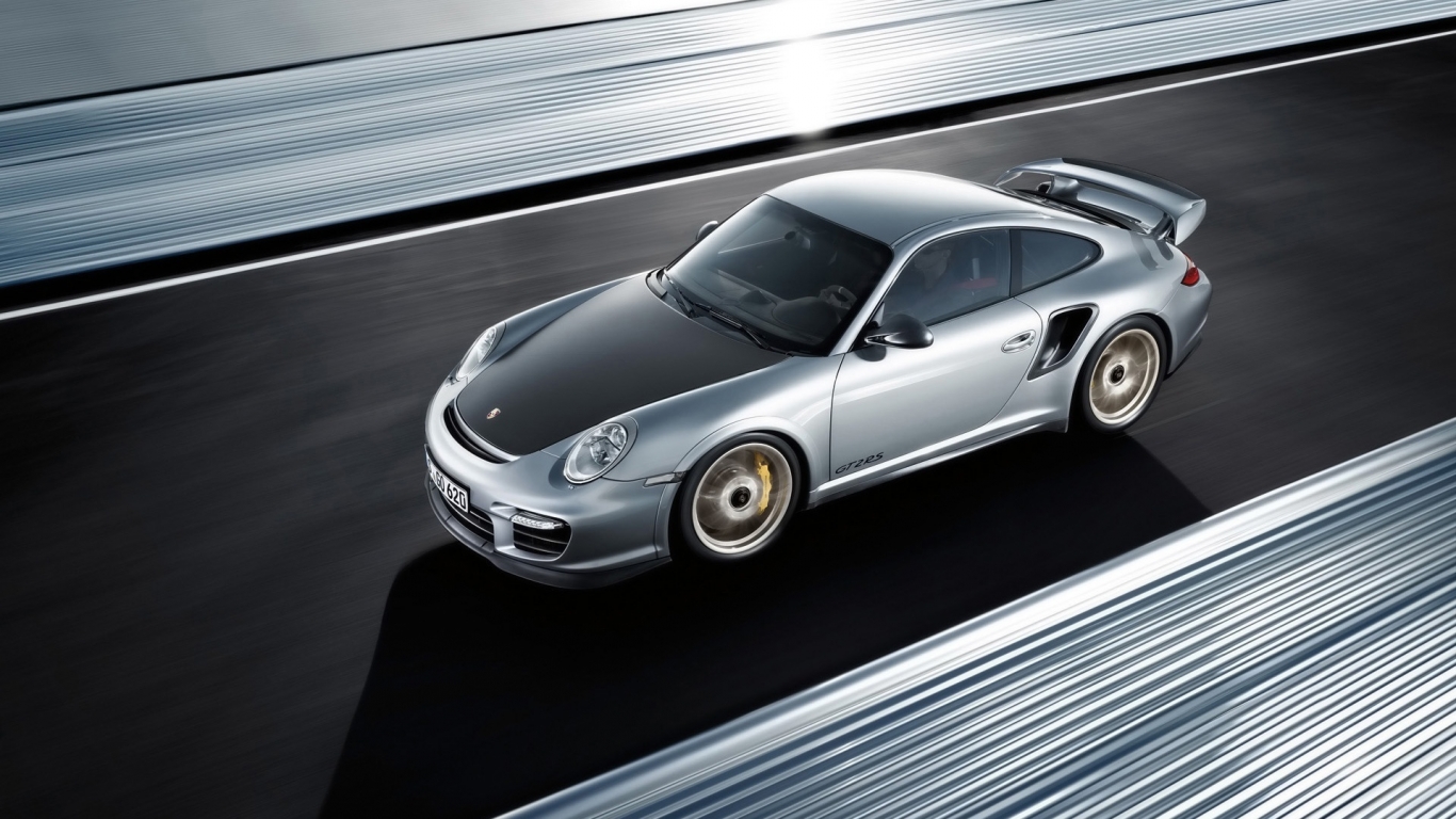 Porsche 911 GT2 RS 2011 for 1366 x 768 HDTV resolution