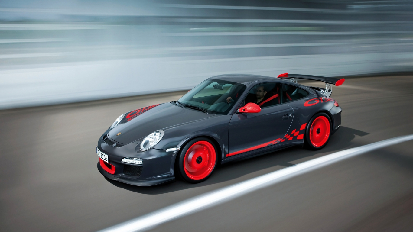 Porsche 911 GT3 RS for 1366 x 768 HDTV resolution