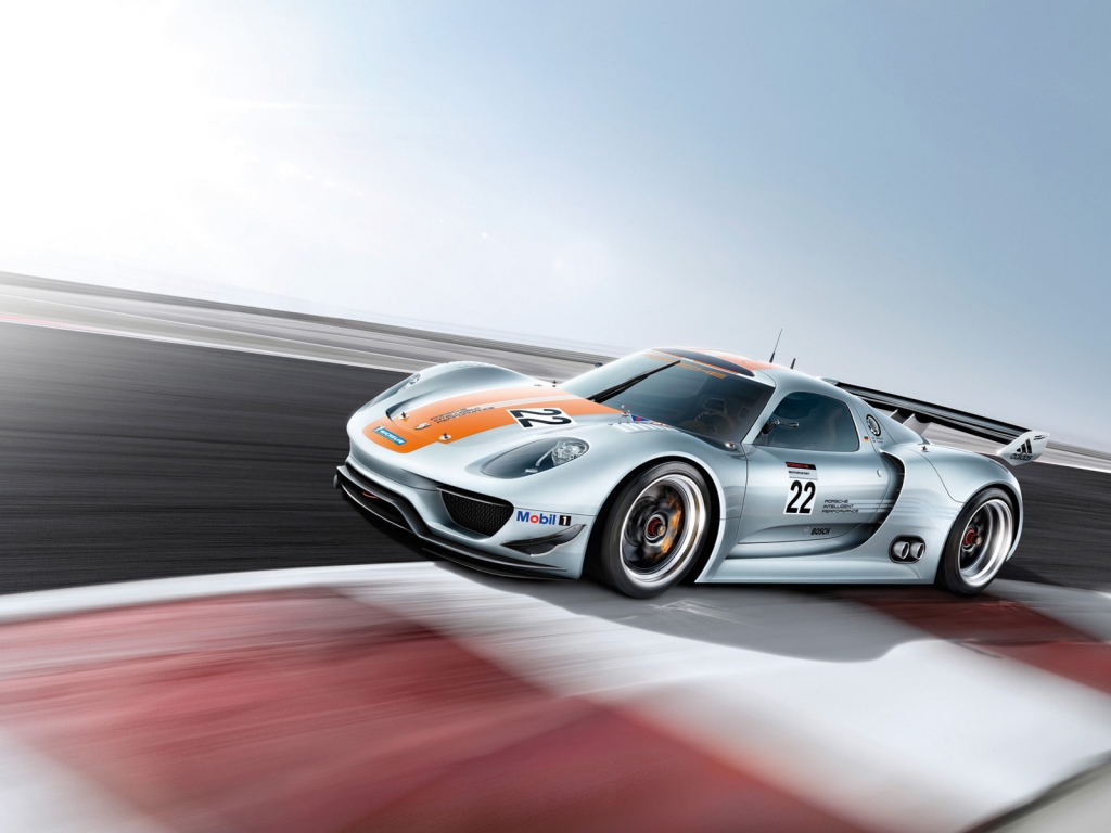 Porsche 918 RSR Speed for 1024 x 768 resolution