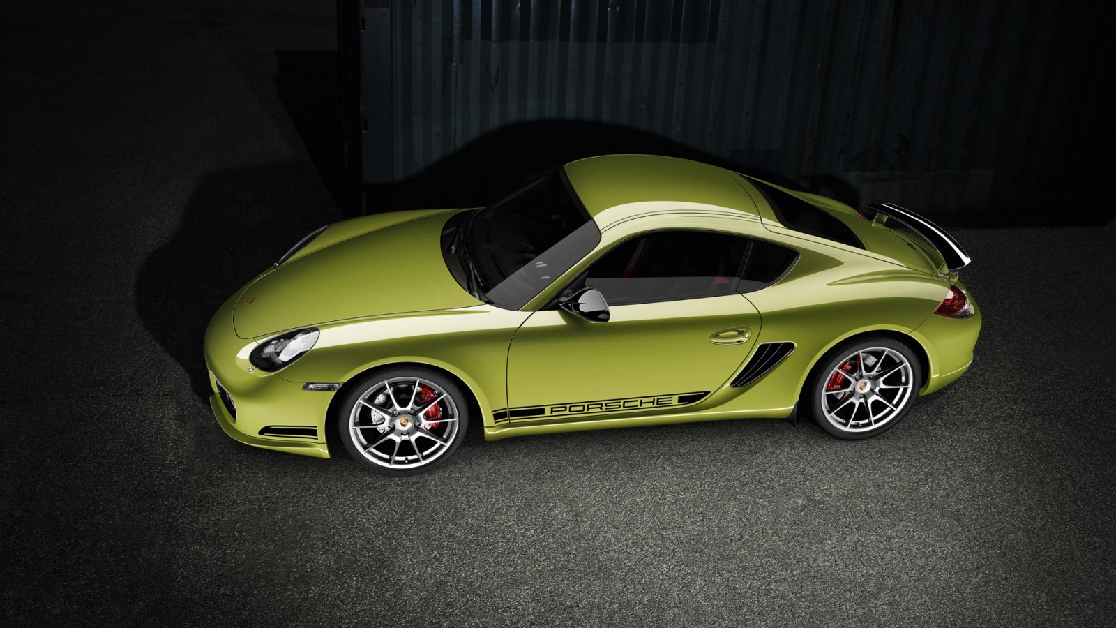 Porsche Cayman R 2011 for 1600 x 900 HDTV resolution