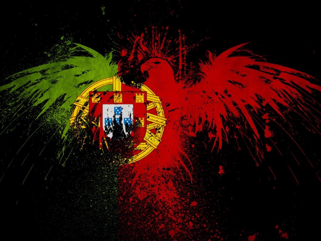 Portugal Flag for 1024 x 768 resolution