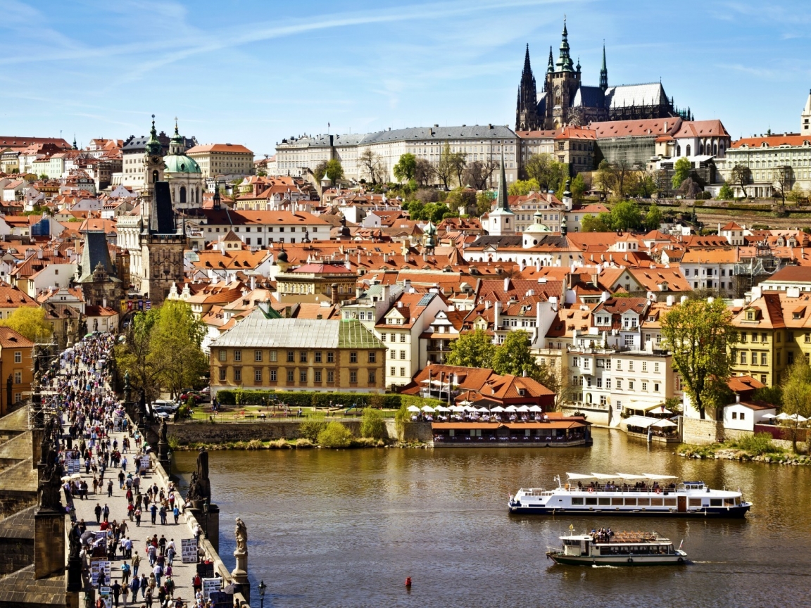 Prague City View for 1152 x 864 resolution