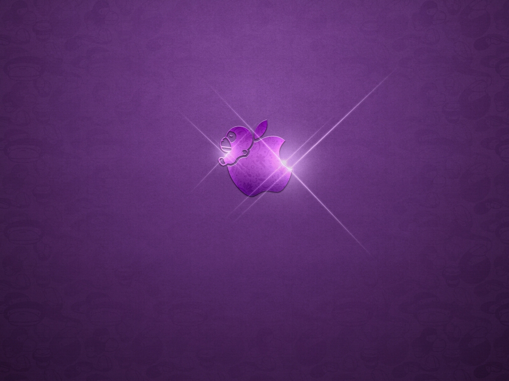 Purple Aple for 1024 x 768 resolution