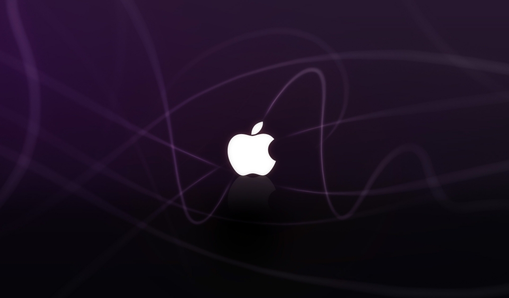 Purple Apple frequency for 1024 x 600 widescreen resolution