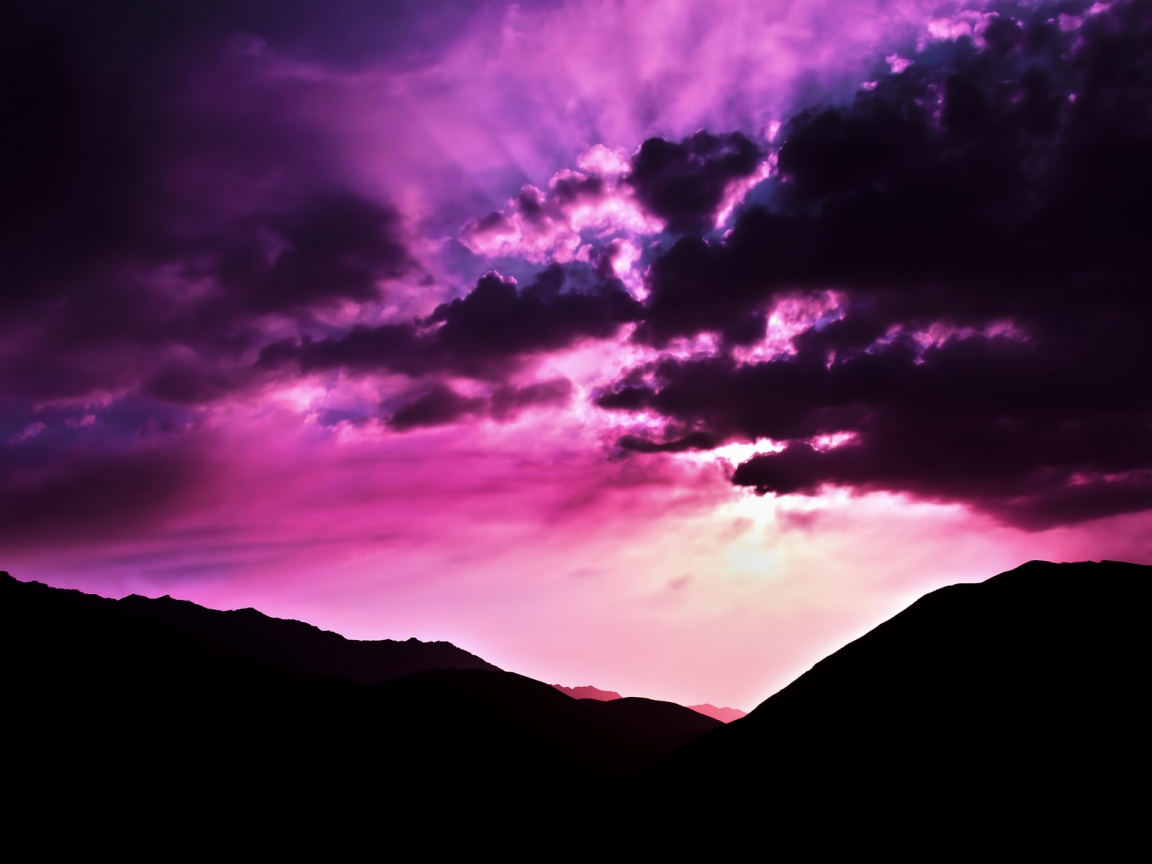 Purple Morning for 1152 x 864 resolution