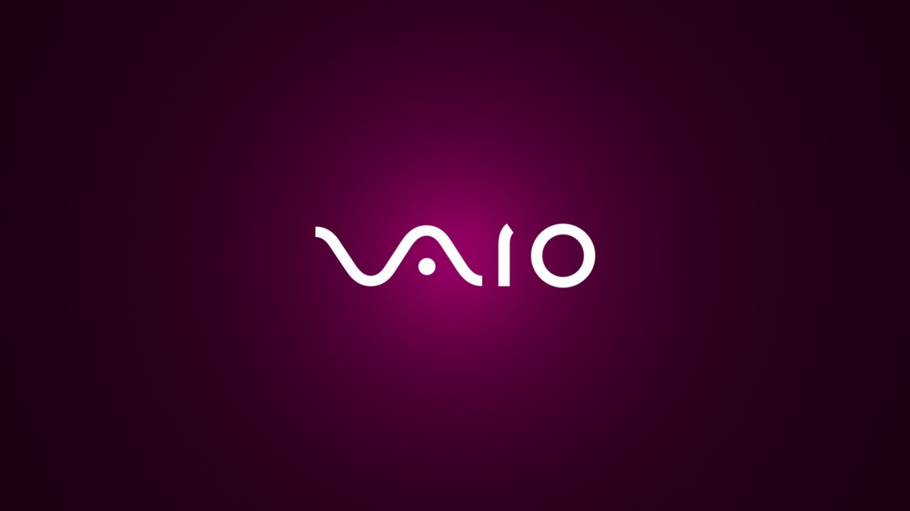 Purple Sony Vaio for 1280 x 720 HDTV 720p resolution
