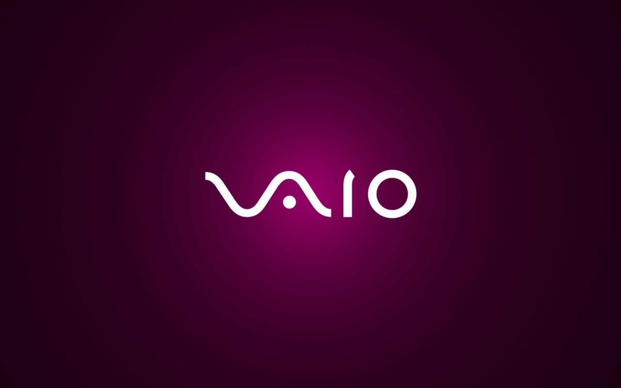 Purple Sony Vaio for 1280 x 800 widescreen resolution