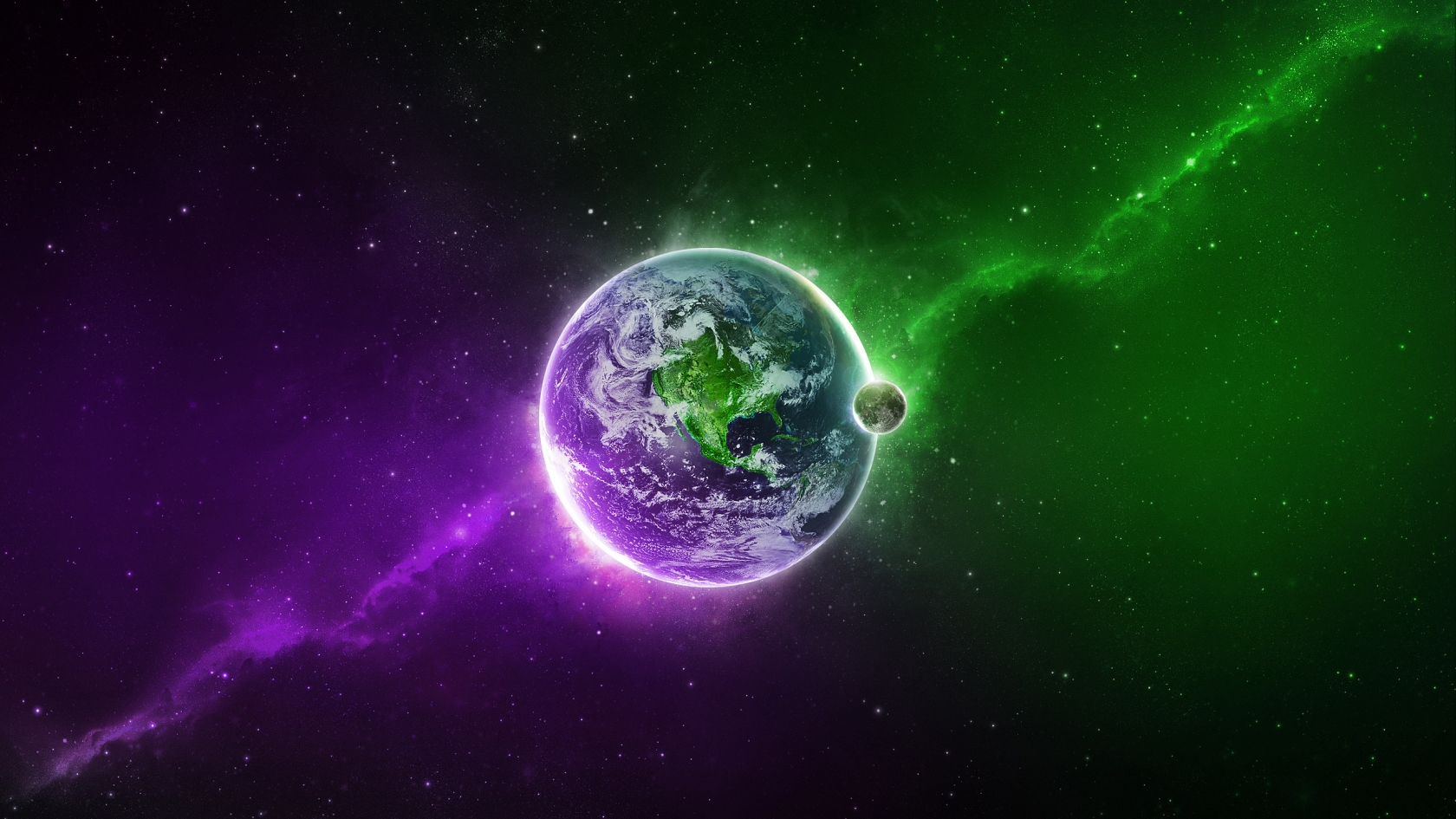 Purple versus Green for 1680 x 945 HDTV resolution