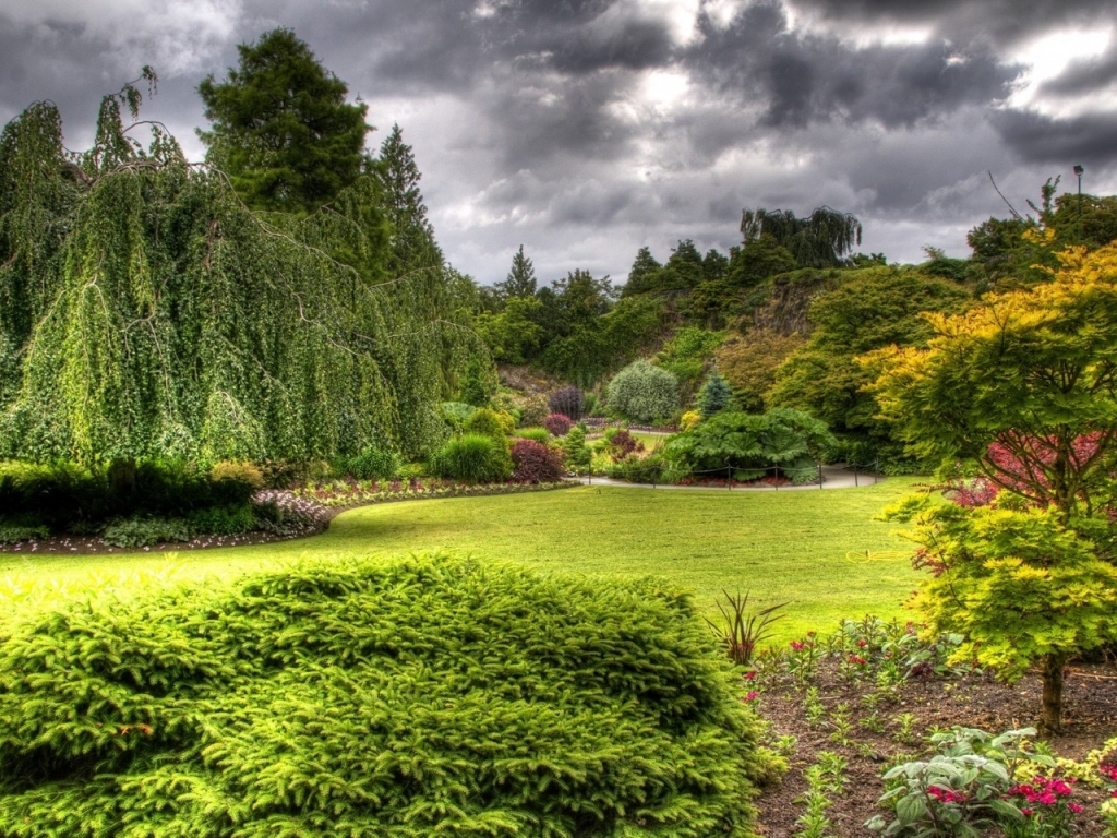 Queen Elizabeth Garden Vancouver for 1024 x 768 resolution