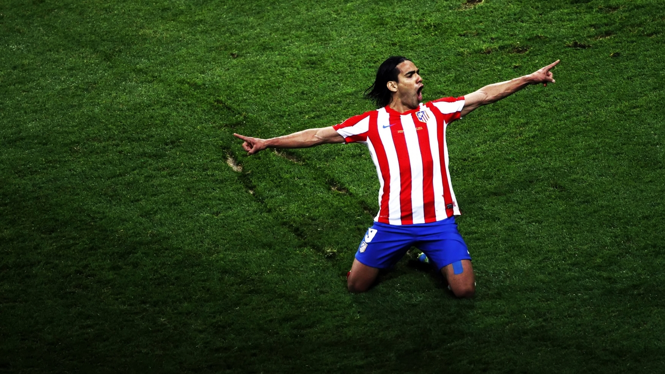 Radamel Falcao Garcia for 1366 x 768 HDTV resolution