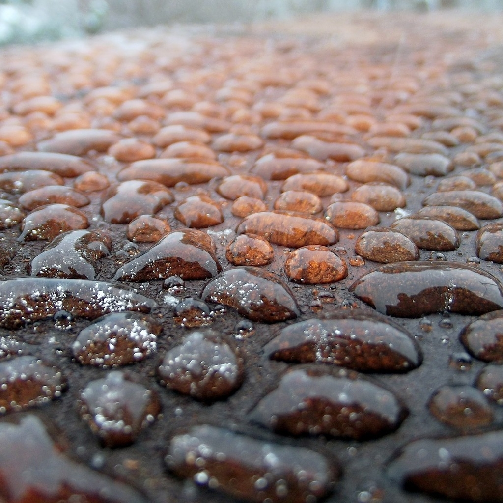 Rain Water Droplets for 1024 x 1024 iPad resolution