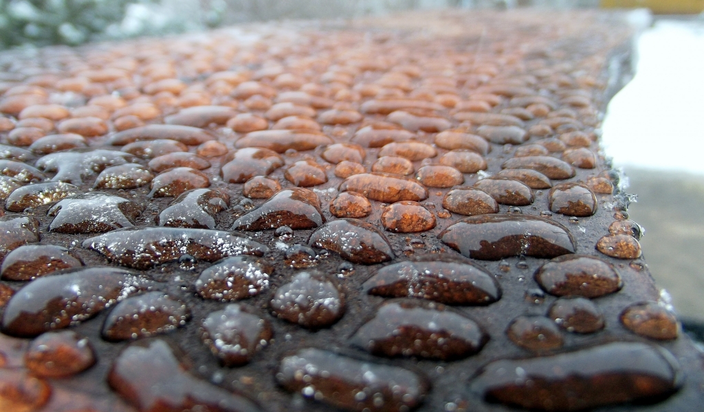 Rain Water Droplets for 1024 x 600 widescreen resolution